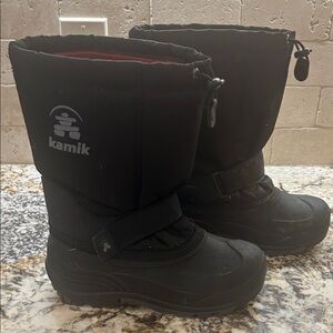 Kamik Black Insulated Snow Boots